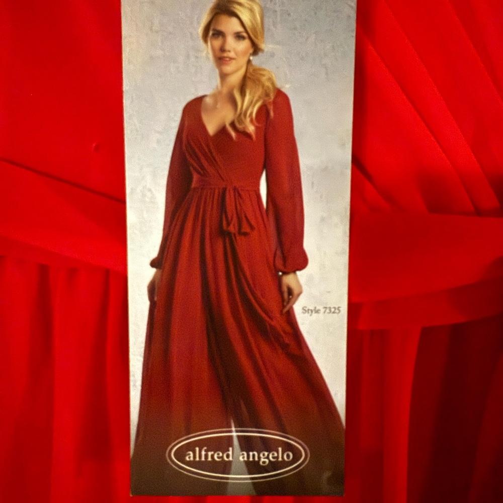 Alfred Angelo Red Jumpsuit - Picture 2 of 10